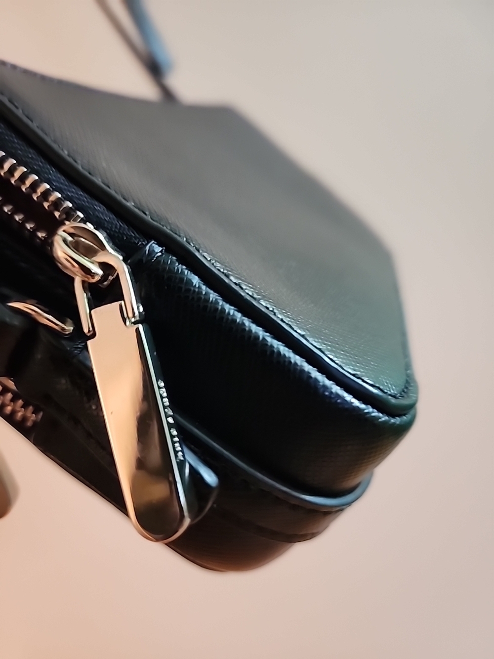 Kate Spade Lauren Black Saffiano Leather Camera Crossbody with Gold Accent - Picture 8 of 13